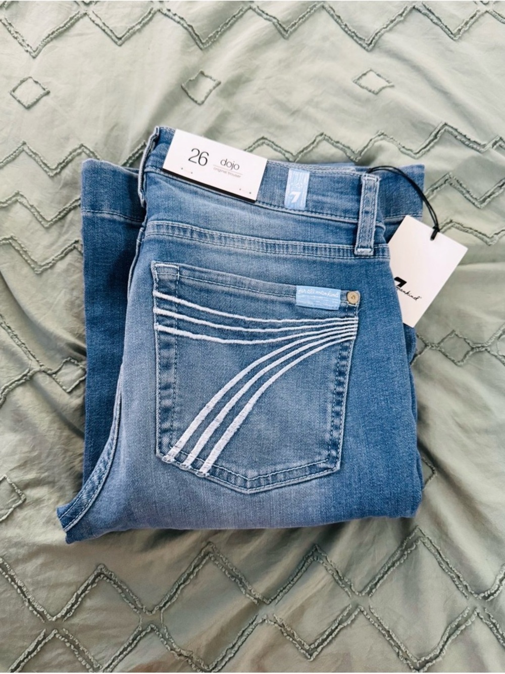 7 For All Mankind Women's Jeans - Dojo original trouser